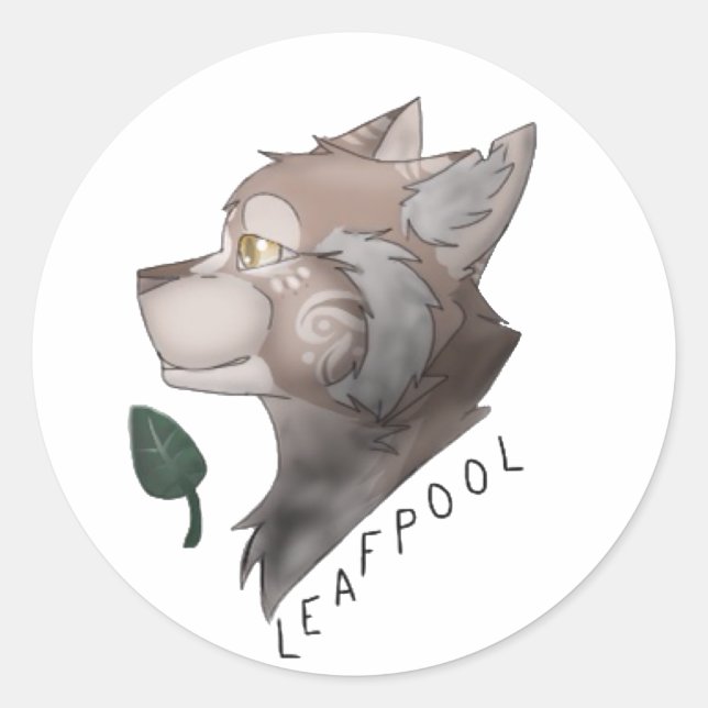 Sticker pour chats guerriers Leafpool (Devant)