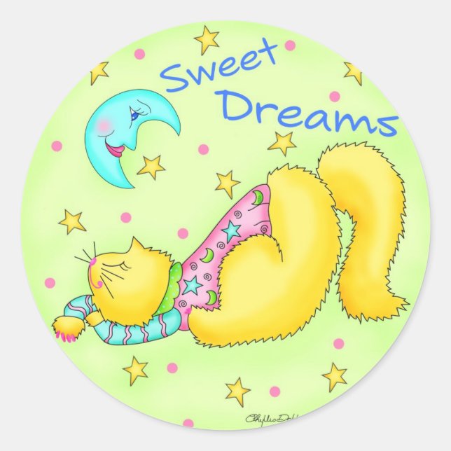 Sticker pour chats Sweams Dreams (Devant)