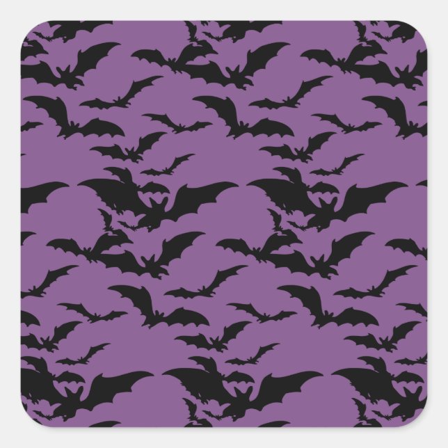 Sticker pour chauve-souris d'Halloween (Devant)