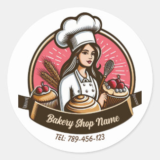 Sticker pour chef pâtissier - Magasin de boulanger
