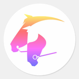 Sticker pour Cheval Arc-en-ciel