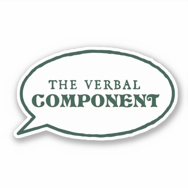 Sticker pour composants verbaux (Devant)