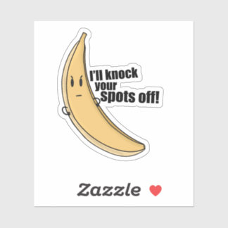 Sticker pour dessin animé en banane