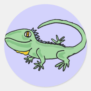 Sticker pour dessin humoristique BC-Iguana