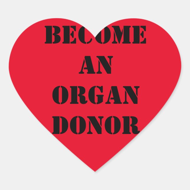 Sticker pour don d'organe (Devant)