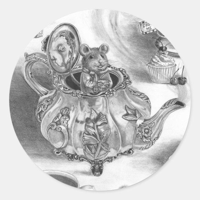 Sticker pour dortoir Alice au pays des merveilles (Devant)