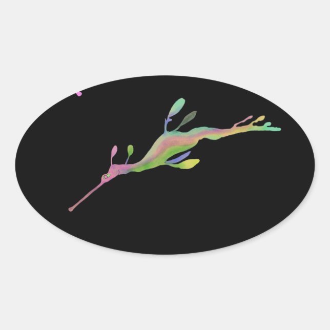 Sticker pour dragon de mer Rainbow Weedy - feuille (Devant)