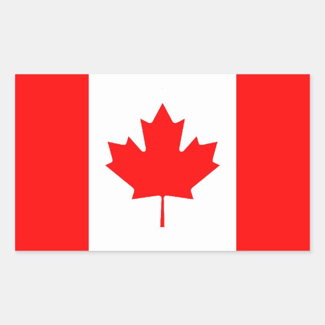 Sticker pour drapeau canadien (Devant)