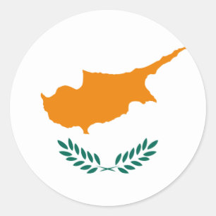 Sticker pour drapeau chypriote