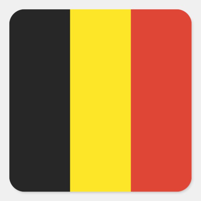 Sticker pour drapeau de Belgique (Devant)