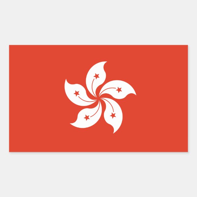 Sticker pour drapeau de Hong Kong* (Devant)