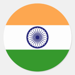 Sticker pour drapeau de l'Inde