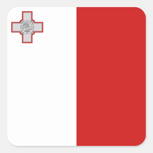 Sticker pour drapeau de Malte (Devant)