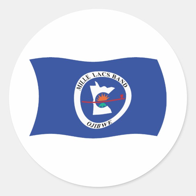Sticker pour drapeau de réservation de la bande Mi (Devant)