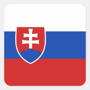 Sticker pour drapeau de Slovaquie