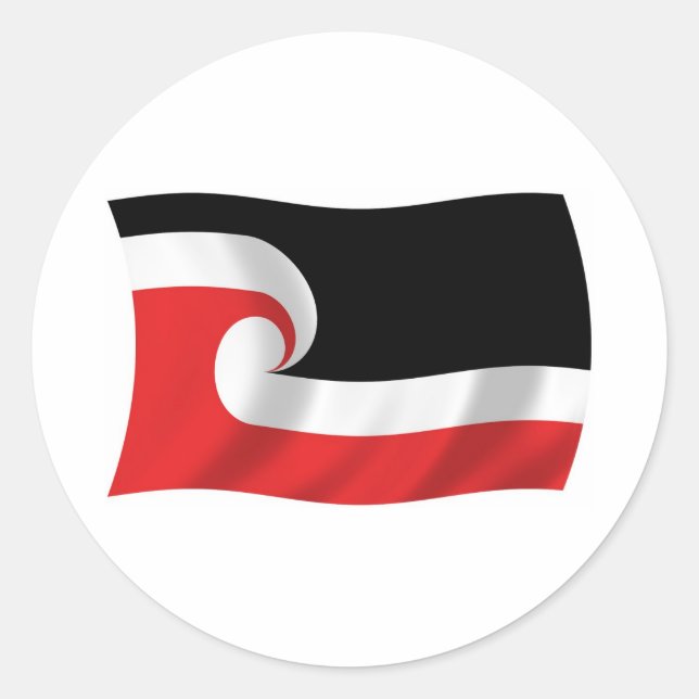 Sticker pour drapeau des Maoris (Devant)