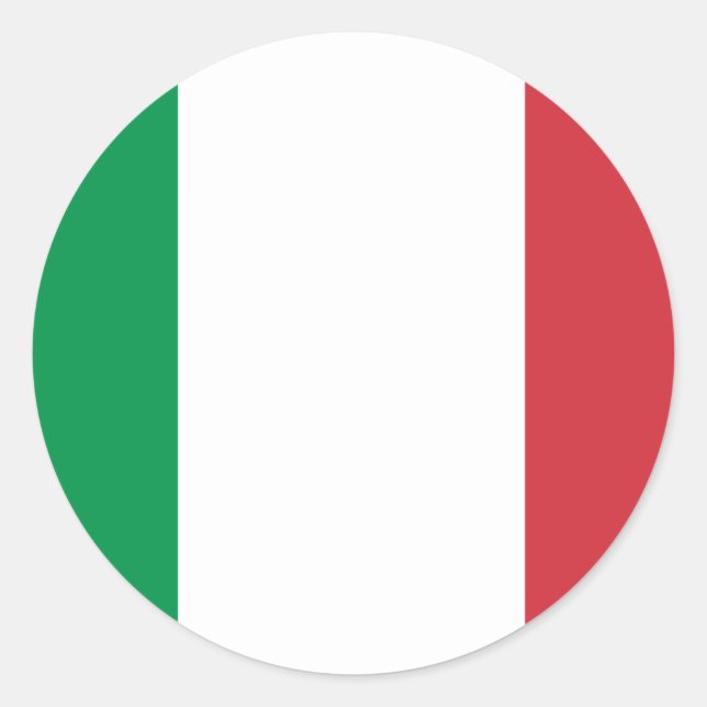 Sticker pour drapeau d'Italie (Devant)
