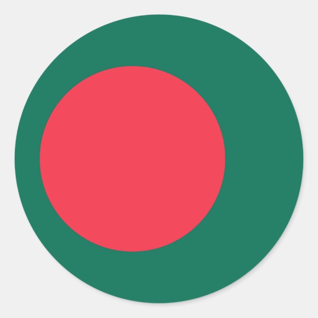 Sticker pour drapeau du Bangladesh (Devant)