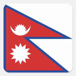 Sticker pour drapeau du Népal