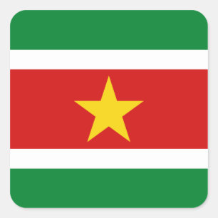 Sticker pour drapeau du Suriname