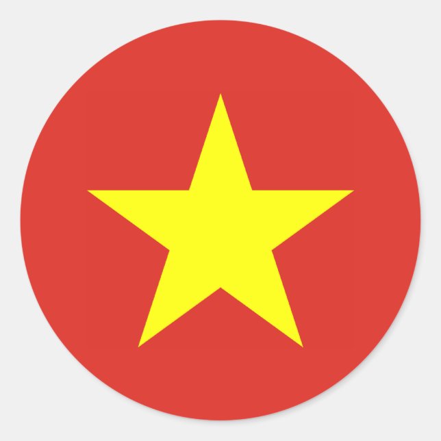 Sticker pour drapeau du Vietnam (Devant)