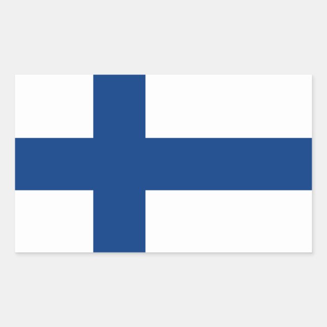 Sticker pour drapeau finlandais* (Devant)
