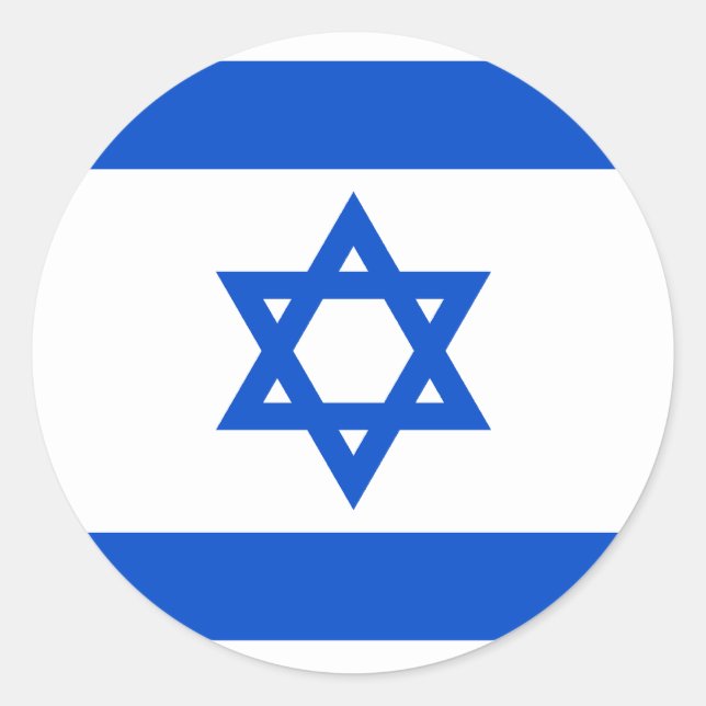 Sticker pour drapeau israélien (Devant)
