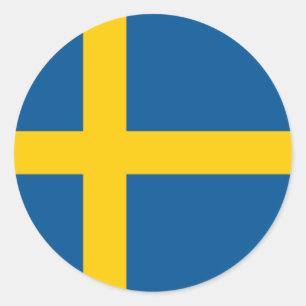 Sticker pour drapeau suédois