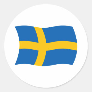 Sticker pour drapeau suédois