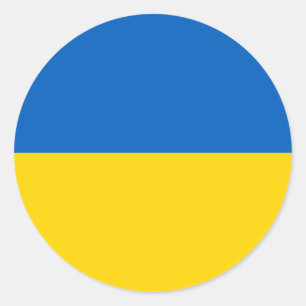 Sticker pour drapeau ukrainien