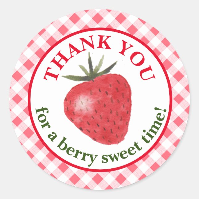 Sticker pour étiquette Berry Sweet Favet (Devant)