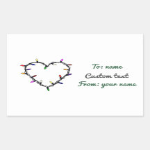 Sticker pour étiquette cadeau Stickers texte perso