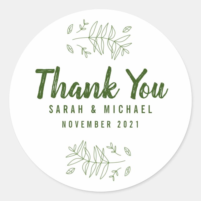 Sticker pour feuille pour Plante d'amour perpétuel (Devant)