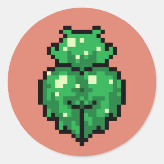 Sticker pour fille mince verte