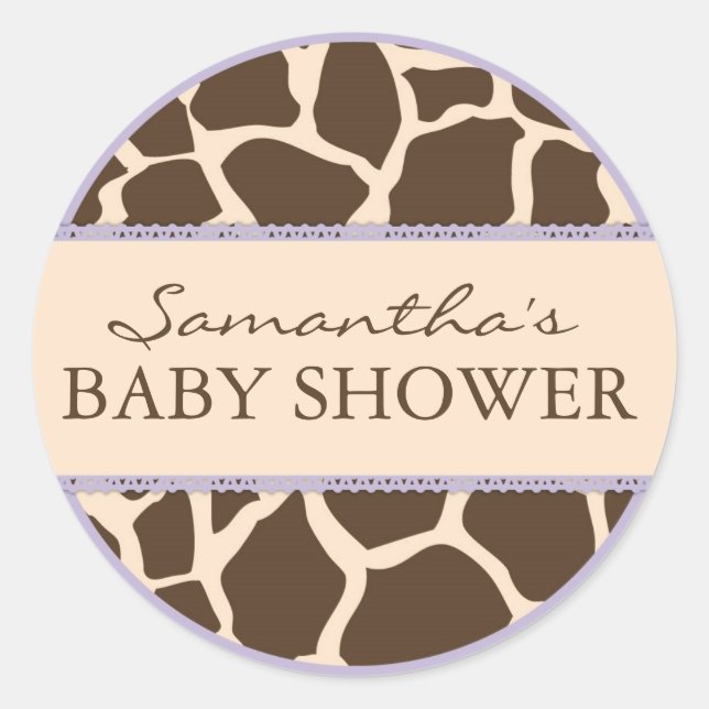 Sticker pour fille Safari D (Devant)