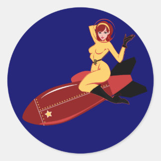Sticker pour fille spatiale