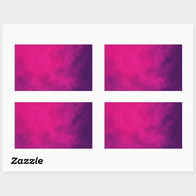 Sticker pour fumée Magenta Purple - Personnalisabl (Feuille)