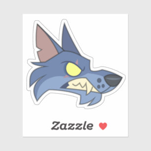 Sticker pour grand loup