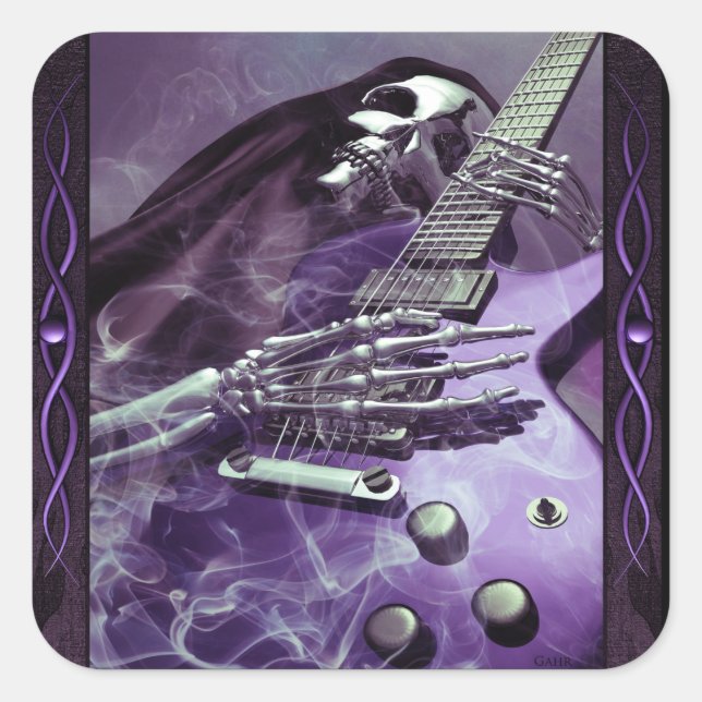 Sticker pour guitare de Grim Reaper (Devant)