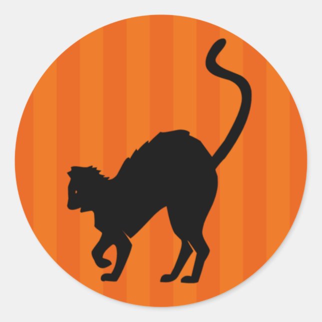 Sticker pour Halloween chat (Devant)