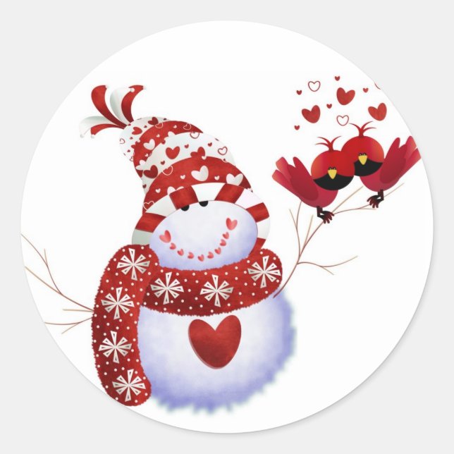 Sticker pour homme des neiges (Devant)