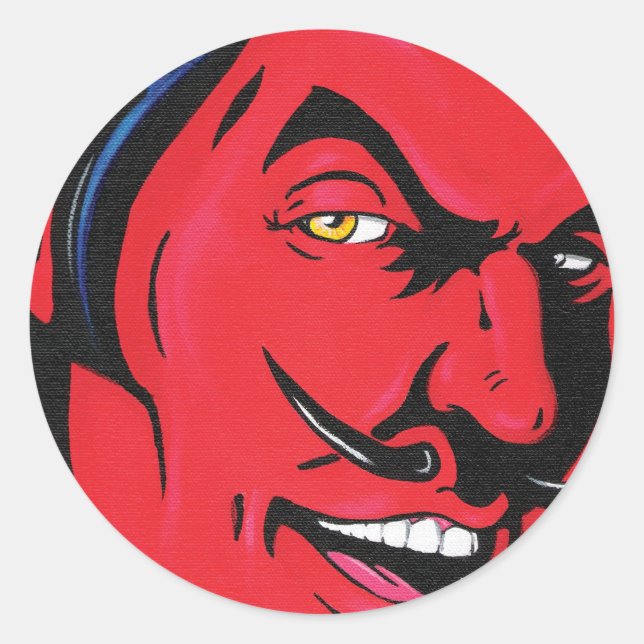 Sticker pour homme diable (Devant)