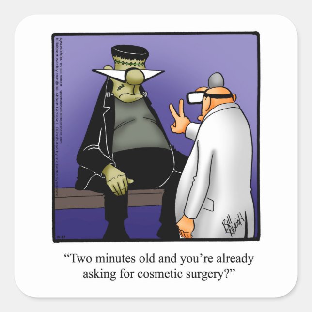 Sticker pour Humour Halloween drôle (Devant)