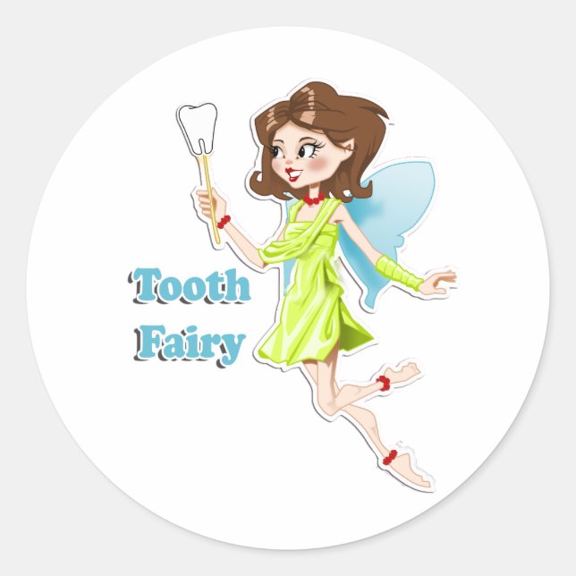 Sticker pour la conservation des dents de fée (Devant)