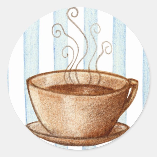 Sticker pour la coupe de café (Devant)