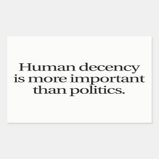 Sticker pour la décence humaine