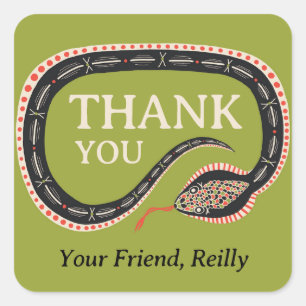 Sticker pour la fête d'anniversaire de Slither Sna
