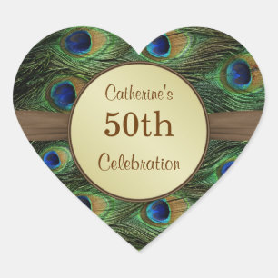 Sticker pour la fête du 50e anniversaire de Peacok