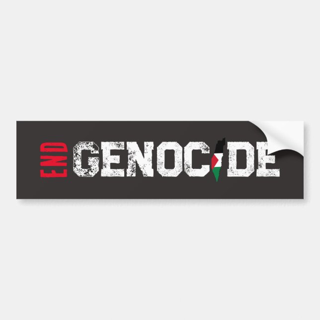 Sticker pour la fin du génocide (Devant)