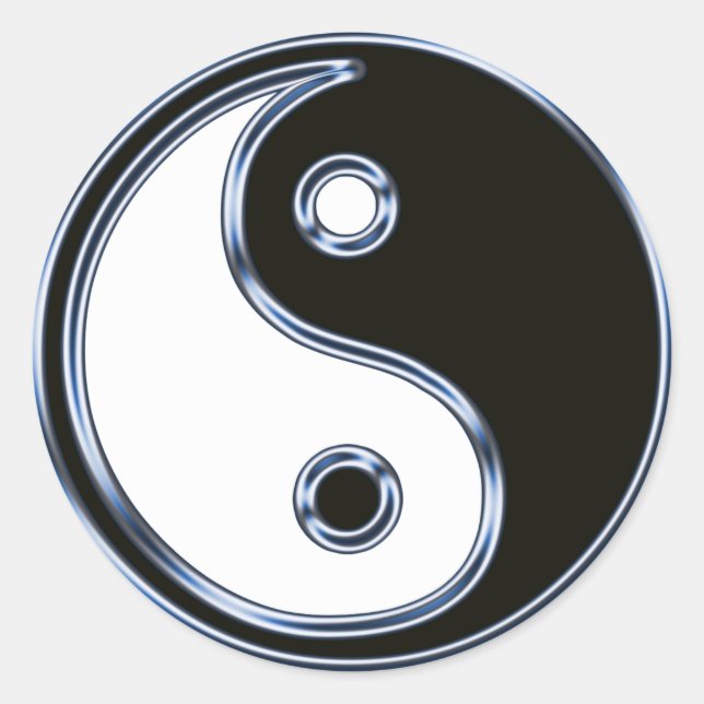 Sticker pour la médaille Yin et Yang (Devant)